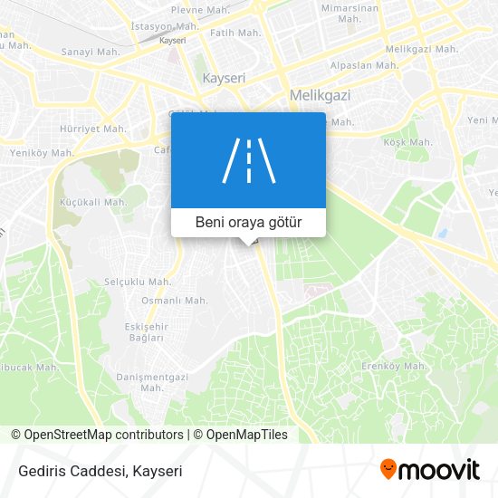 Gediris Caddesi harita