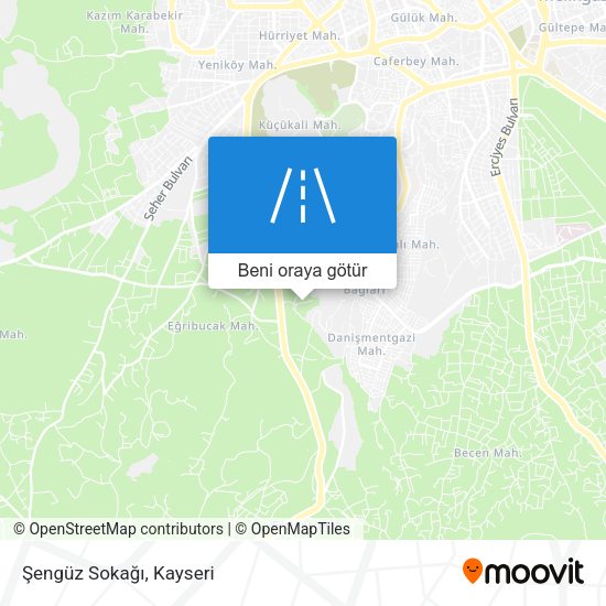 Şengüz Sokağı harita