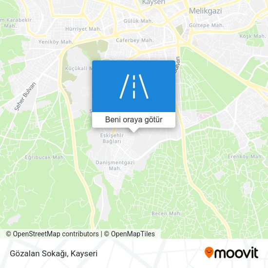 Gözalan Sokağı harita