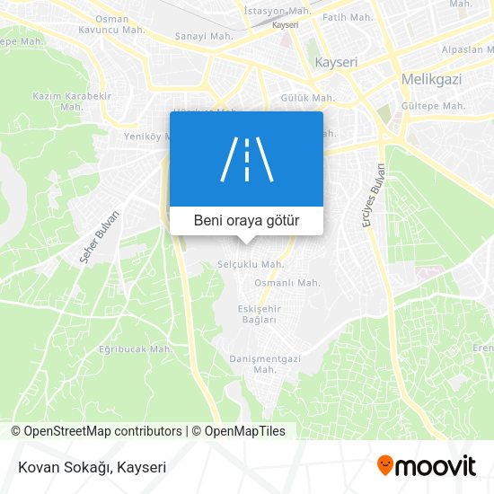 Kovan Sokağı harita