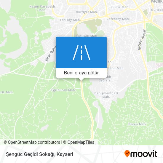 Şengüc Geçidi Sokağı harita