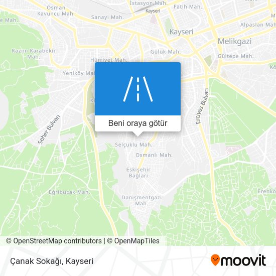 Çanak Sokağı harita