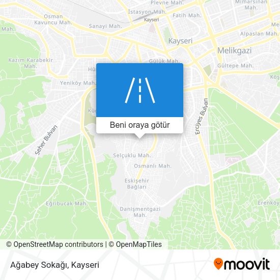 Ağabey Sokağı harita
