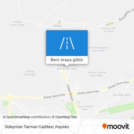 Süleyman Tarman Caddesi harita