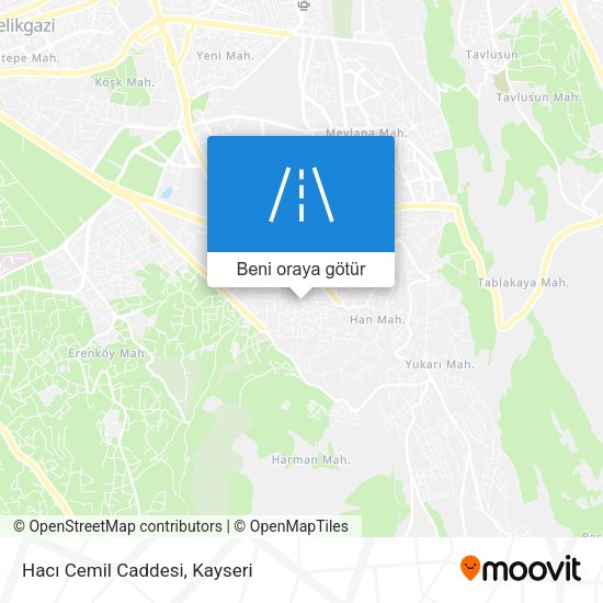 Hacı Cemil Caddesi harita