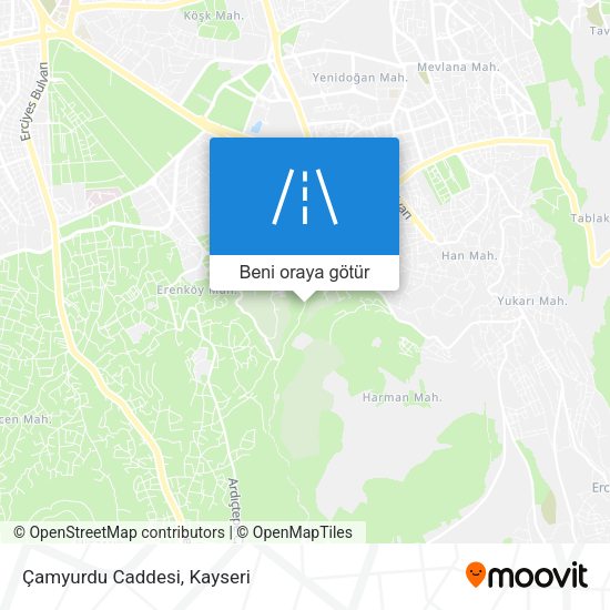 Çamyurdu Caddesi harita
