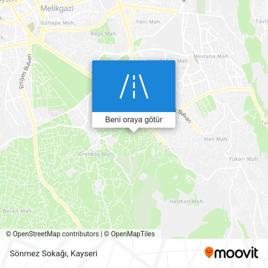 Sönmez Sokağı harita