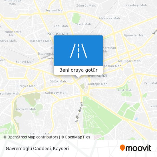 Gavremoğlu Caddesi harita