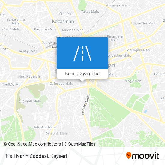 Hali Narin Caddesi harita