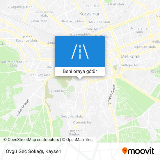 Övgü Geç Sokağı harita