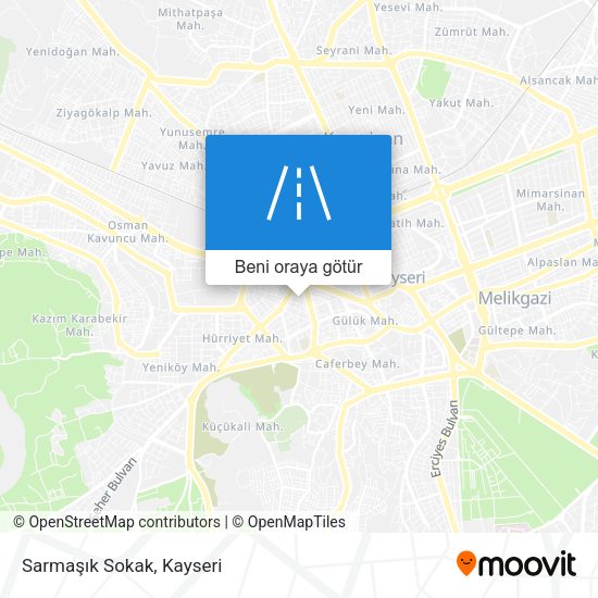 Sarmaşık Sokak harita