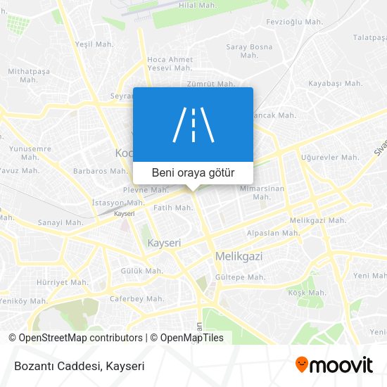 Bozantı Caddesi harita