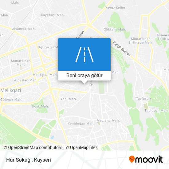 Hür Sokağı harita