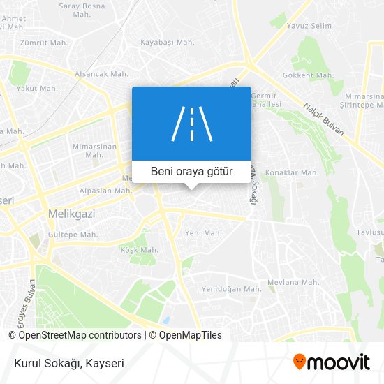 Kurul Sokağı harita