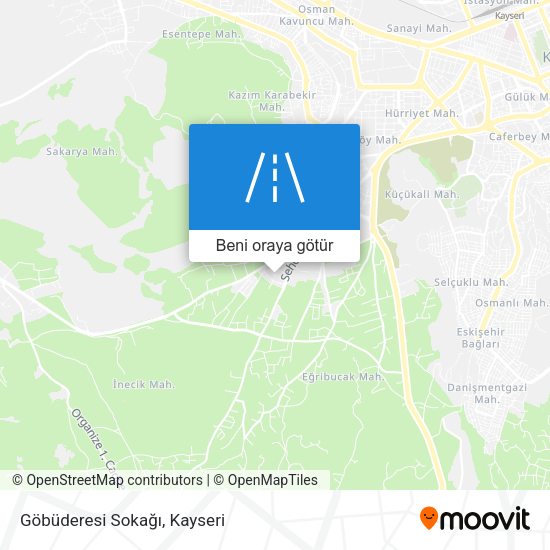 Göbüderesi Sokağı harita