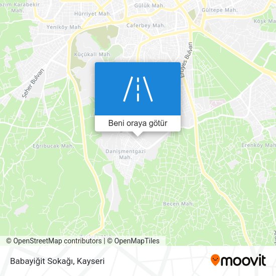 Babayiğit Sokağı harita