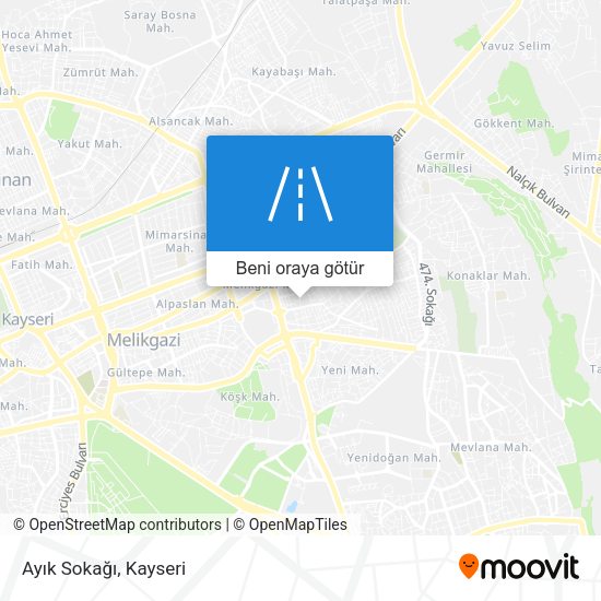Ayık Sokağı harita