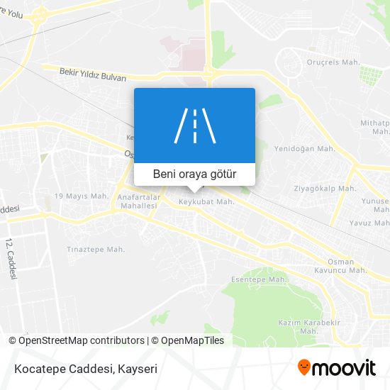 Kocatepe Caddesi harita
