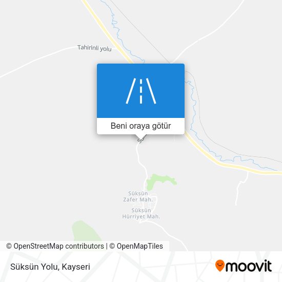 Süksün Yolu harita