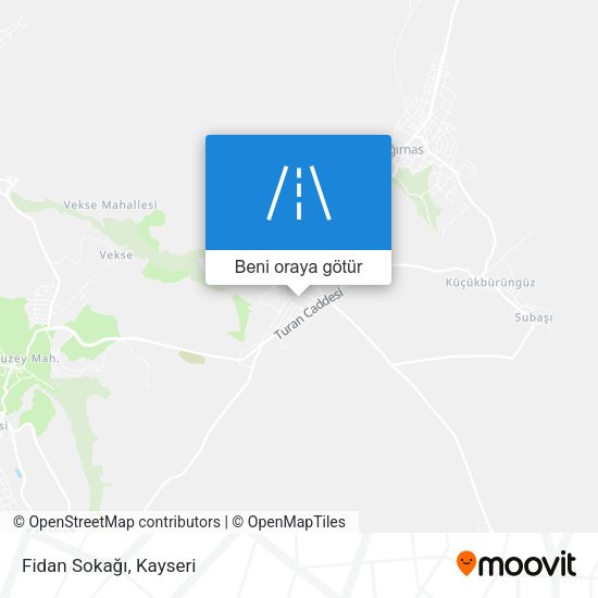 Fidan Sokağı harita