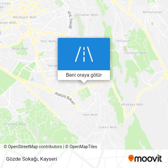 Gözde Sokağı harita