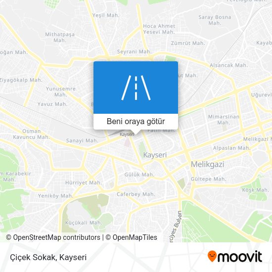 Çiçek Sokak harita