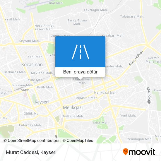 Murat Caddesi harita