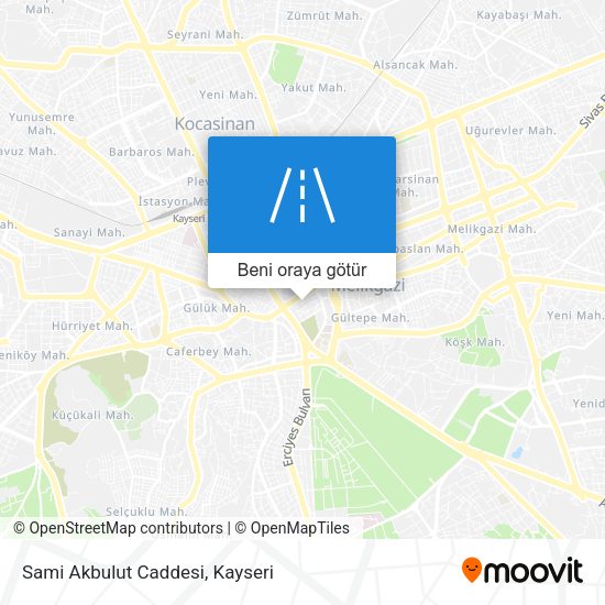 Sami Akbulut Caddesi harita