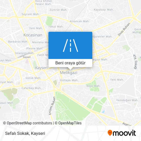 Sefalı Sokak harita