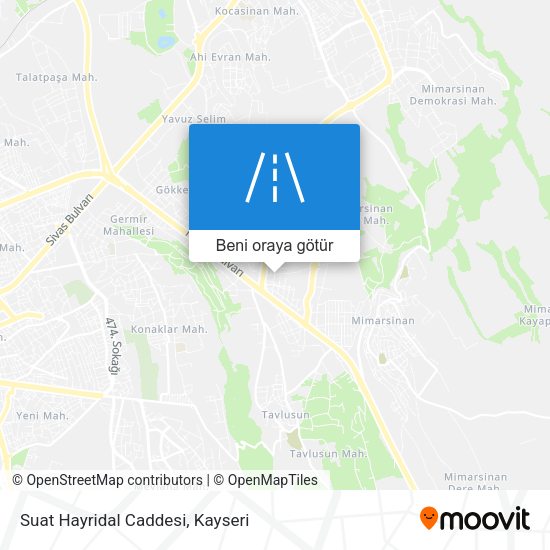 Suat Hayridal Caddesi harita