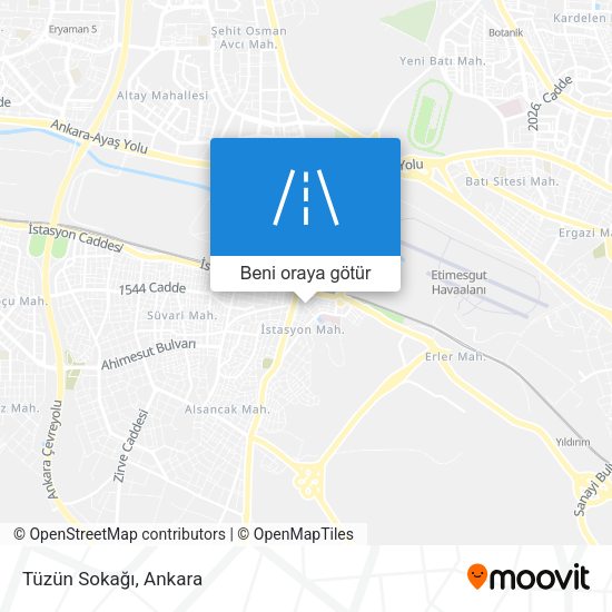 Tüzün Sokağı harita