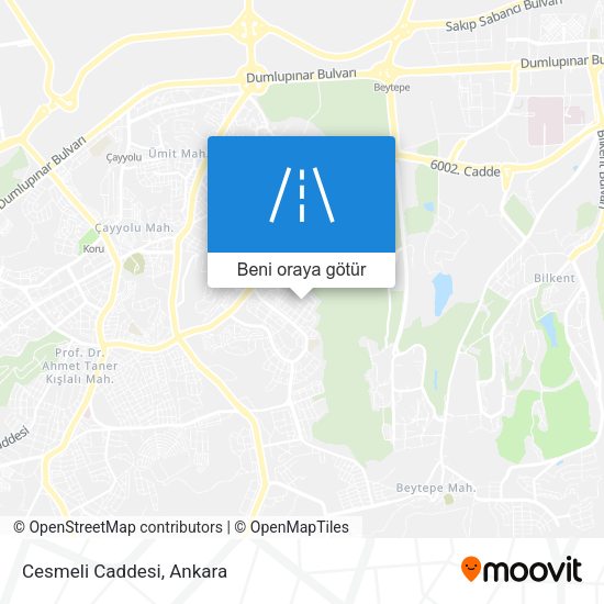 Cesmeli Caddesi harita