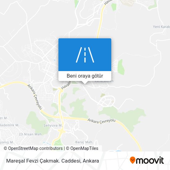 Mareşal Fevzi Çakmak. Caddesi harita