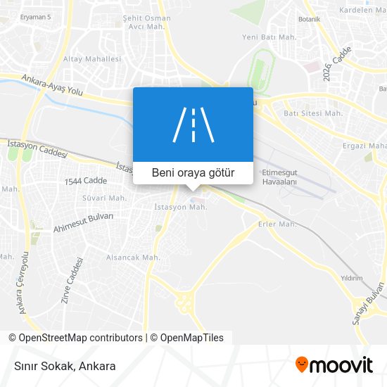 Sınır Sokak harita