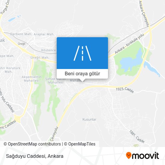 Sağduyu Caddesi harita