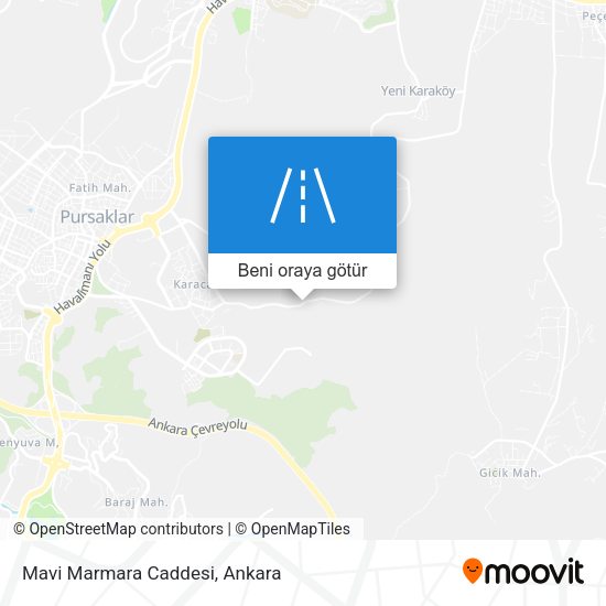 Mavi Marmara Caddesi harita
