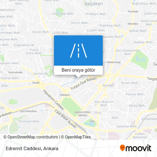 Edremit Caddesi harita