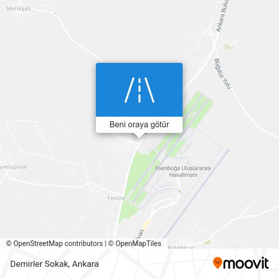 Demirler Sokak harita