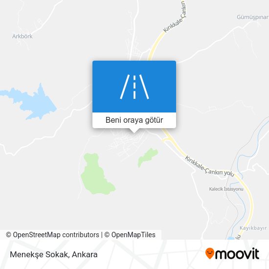 Menekşe Sokak harita