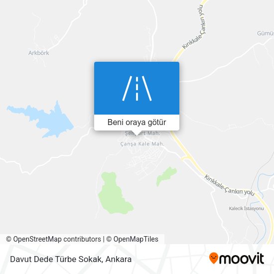 Davut Dede Türbe Sokak harita