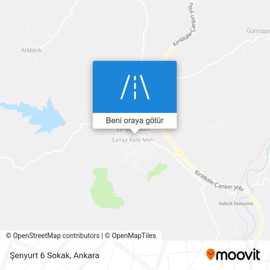 Şenyurt 6 Sokak harita