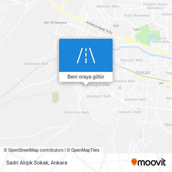 Sadri Alışık Sokak harita