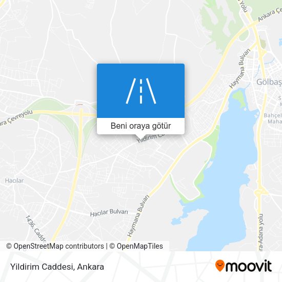 Yildirim Caddesi harita