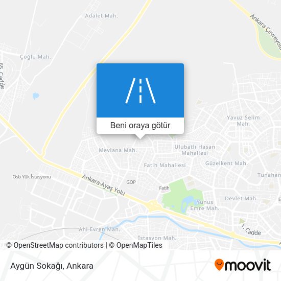 Aygün Sokağı harita