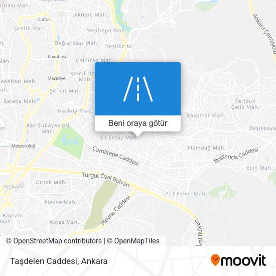 Taşdelen Caddesi harita