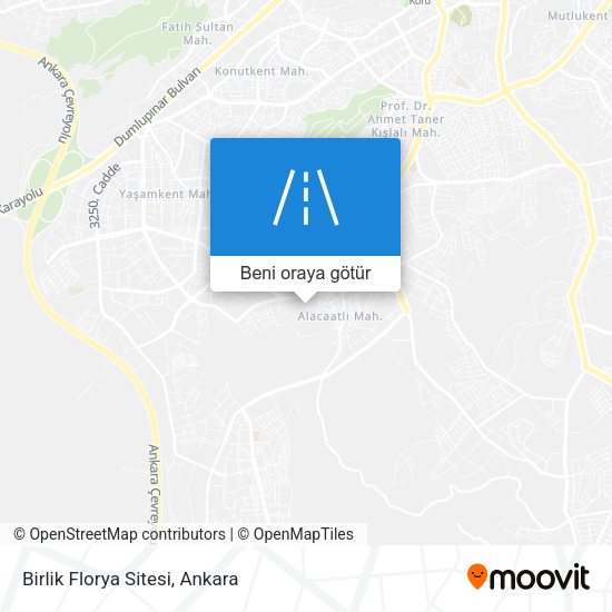 Birlik Florya Sitesi harita