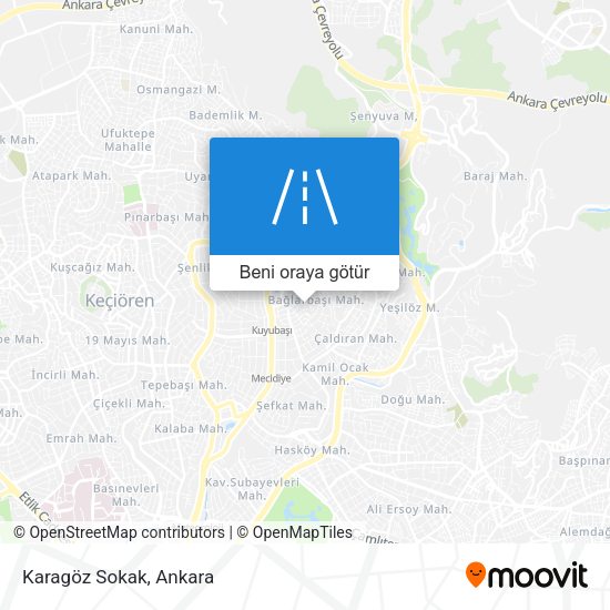 Karagöz Sokak harita