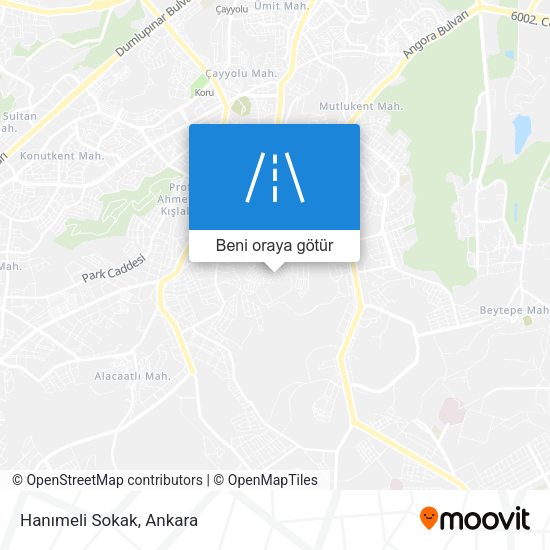 Hanımeli Sokak harita