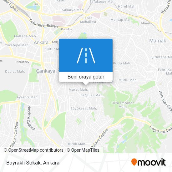 Bayraklı Sokak harita