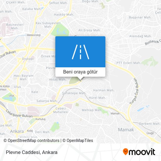Plevne Caddesi harita